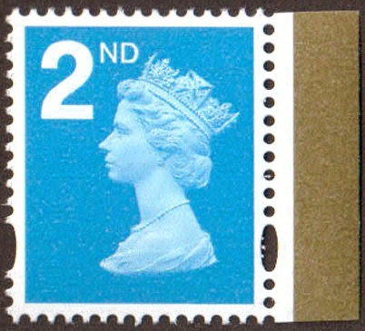 2007 GB - SG2650 (UDA3s) 2nd PiP Blue (D) from PB DX39 MNH